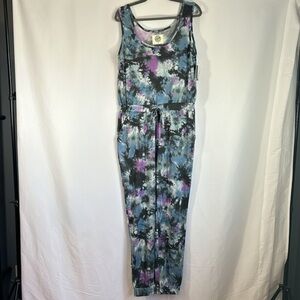 Warehouse One Galaxy Tie-Dye Jumpsuit NWT